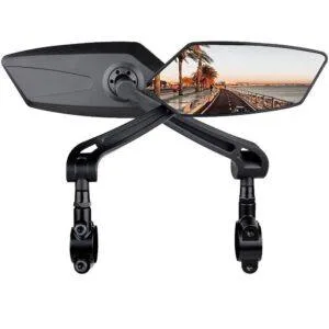 Rétroviseur Rotatif pour Guidon de moto, Vélo, trottinette électrique