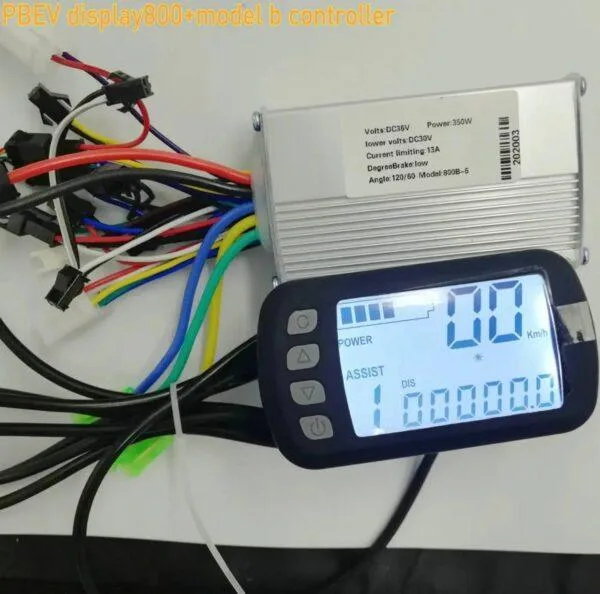 contrôleur+écran Lcd  350watt 36V 13A pour vélo électrique ex – Image 4