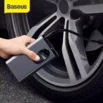 Baseus – Pompe À Air Électrique Sans Fil, Gonfleur Avec Lampe LED, Compresseur D'Air, Pour Trottinette électrique