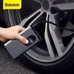 Baseus – Pompe À Air Électrique Sans Fil, Gonfleur Avec Lampe LED, Compresseur D'Air, Pour Trottinette électrique