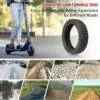 Pneu tout-terrain en caoutchouc de 8 pouces 50/75-6.1(81/2X2) pour trottinette électrique Xiaomi M365/Pro/Pro2/1S/ Lite – Image 7
