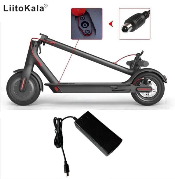 Chargeur 42V 2A pour trottinette électrique Xiaomi M365/pro2/scooter 3 – Image 2