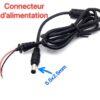 cable dC Connecteur d'alimentation avec cordon/, 1.2metre, 5.5x2.5